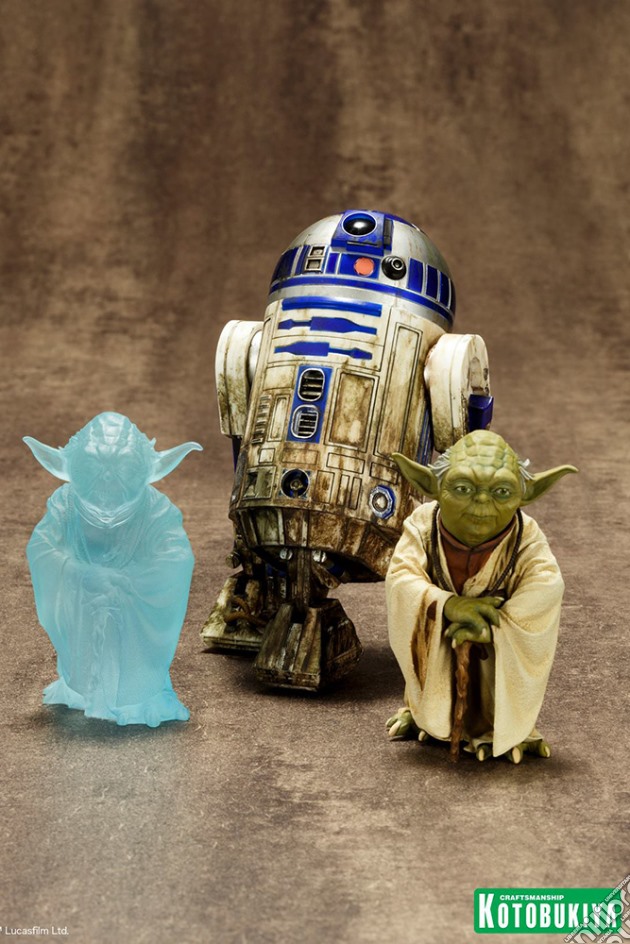 Star Wars - Yoda & R2-D2 Dagobah Artfx + Statue gioco di Kotobukiya