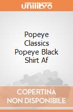 Popeye Classics Popeye Black Shirt Af gioco