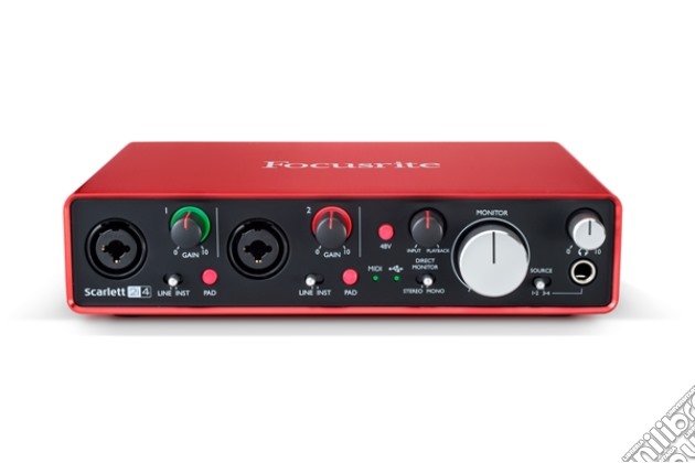 Focusrite Scarlett 2I4 2' Generazione (Scheda Audio) gioco