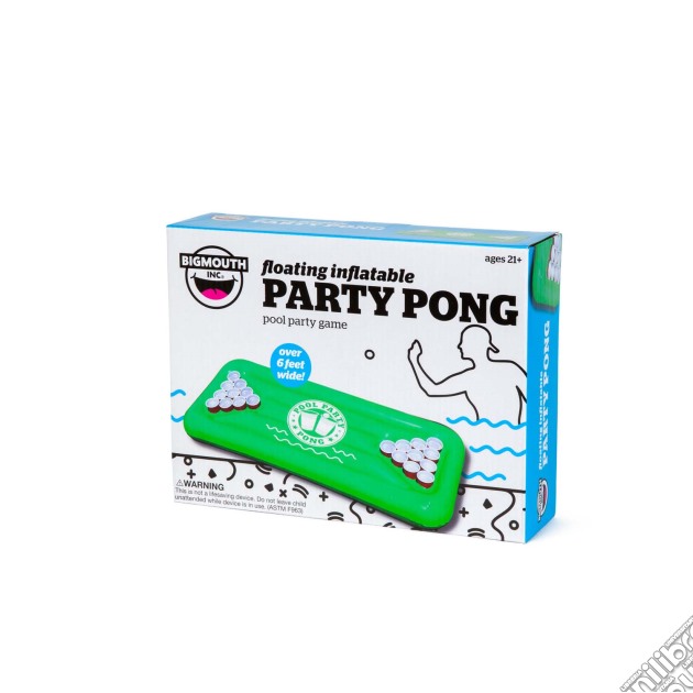Big Mouth Bm1737 - Float Party Pong Green gioco di Big Mouth