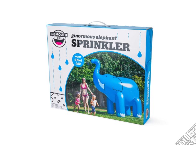 Big Mouth Bmys-0002-Eu - Sprinkler Elephant Blue gioco di Big Mouth