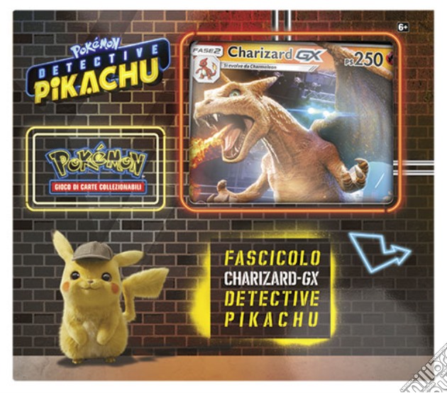 Pokemon - Detective Pikachu Fascicolo Charizard-Gx gioco di Konami