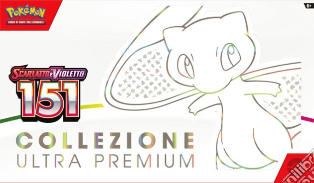 Pokemon: Ultra Premium Scarlatto E Violetto 151 Mew gioco di CAR