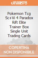 Pokemon Tcg Sc+Vi 4 Paradox Rift Elite Trainer Box Single Unit Trading Cards gioco