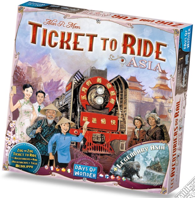 Asmodee: Ticket To Ride: Asia gioco di GTAV