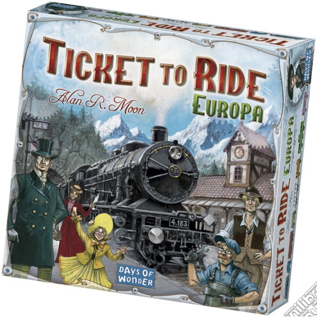 Ticket to Ride Europa - scatola base gioco di Asmodee