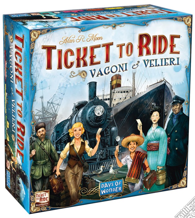 Asmodee: Ticket To Ride Vagoni & Velieri gioco di GTAV