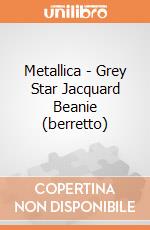 Metallica - Grey Star Jacquard Beanie (berretto) gioco