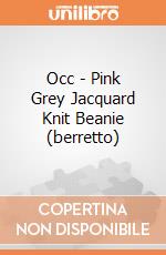 Occ - Pink Grey Jacquard Knit Beanie (berretto) gioco di Bioworld