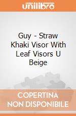 Guy - Straw Khaki Visor With Leaf Visors U Beige gioco
