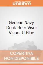 Generic Navy Drink Beer Visor Visors U Blue gioco