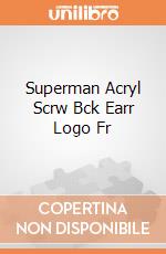 Superman Acryl Scrw Bck Earr Logo Fr gioco di TimeCity