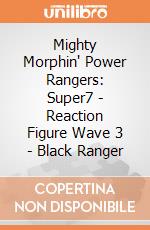 Mighty Morphin' Power Rangers: Super7 - Reaction Figure Wave 3 - Black Ranger gioco