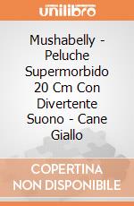 Mushabelly - Peluche Supermorbido 20 Cm Con Divertente Suono - Cane Giallo gioco