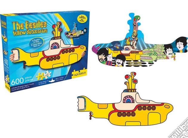 Beatles - Double Puzzle Yellow Submarine 600 Pz puzzle di Aquarius