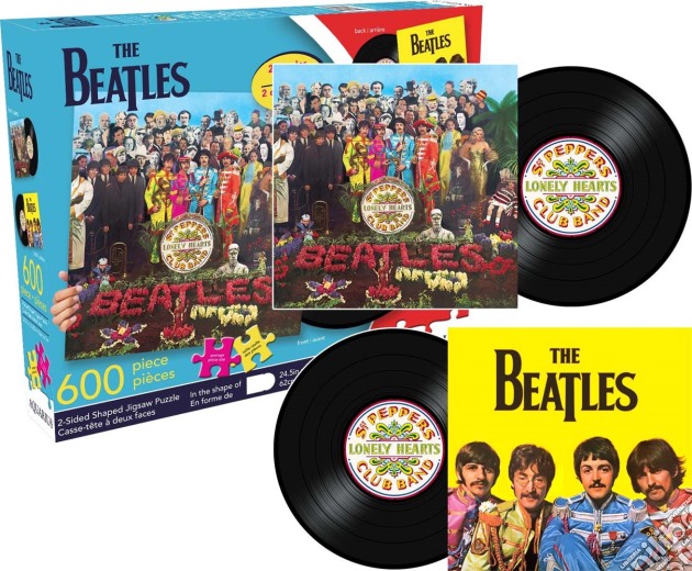 Beatles (The) - Sgt Pepper Double Sided 600 Pz (Puzzle) gioco