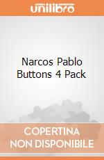 Narcos Pablo Buttons 4 Pack gioco