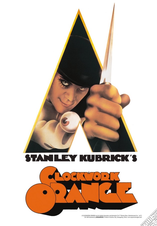 A Clockwork Orange Knife Tin Sign gioco