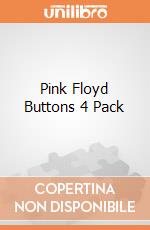 Pink Floyd Buttons 4 Pack gioco di Aquarius