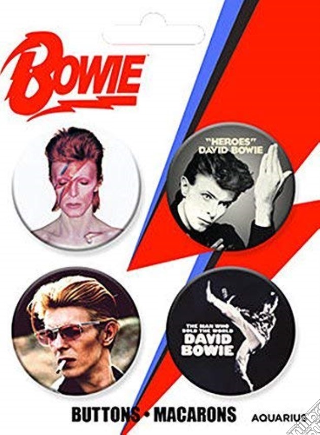 Bowie Buttons 4 Pack gioco di Aquarius