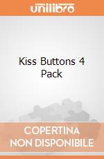 Kiss Buttons 4 Pack gioco di Aquarius