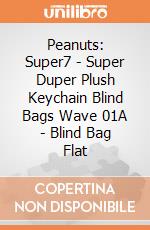 Peanuts: Super7 - Super Duper Plush Keychain Blind Bags Wave 01A - Blind Bag Flat giochi