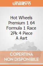 Hot Wheels Premium 1 64 Formula 1 Race 2Pk 4 Piece A Asrt giochi