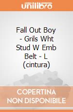 Fall Out Boy - Grils Wht Stud W Emb Belt - L (cintura) gioco