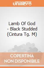 Lamb Of God - Black Studded (Cintura Tg. M) gioco di Bioworld