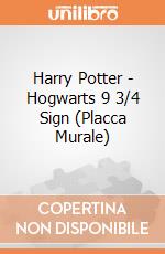 Harry Potter - Hogwarts 9 3/4 Sign (Placca Murale) gioco