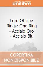 Lord Of The Rings: One Ring - Acciaio Oro - Acciaio Blu giochi