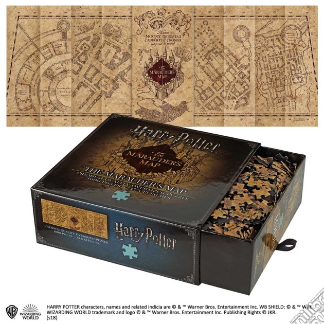 Harry Potter: The Marauders Map Cover (Puzzle) gioco di Noble Collection
