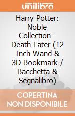 Harry Potter: Noble Collection - Death Eater (12 Inch Wand & 3D Bookmark / Bacchetta & Segnalibro) gioco di Noble Collection
