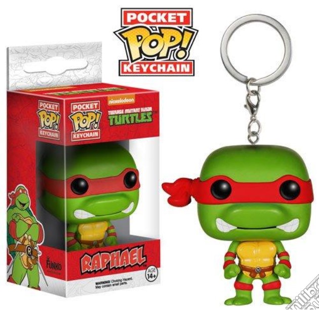 Funko Pocket Pop! Keychain: - Teenage Mutant Ninja Turtles - Raphael (key) gioco