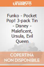 Funko - Pocket Pop! 3-pack Tin - Disney - Maleficent, Ursula, Evil Queen gioco