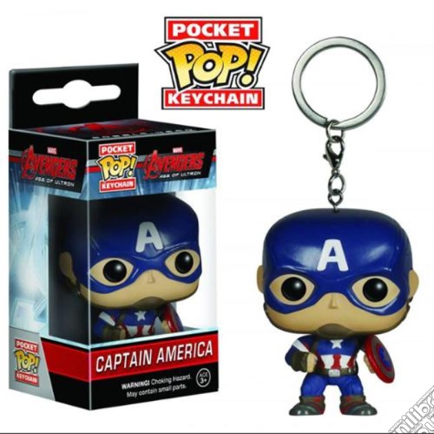Marvel - Avengers 2 Age Of Ultron Pocket Pop - Captain America (Portachiavi) gioco