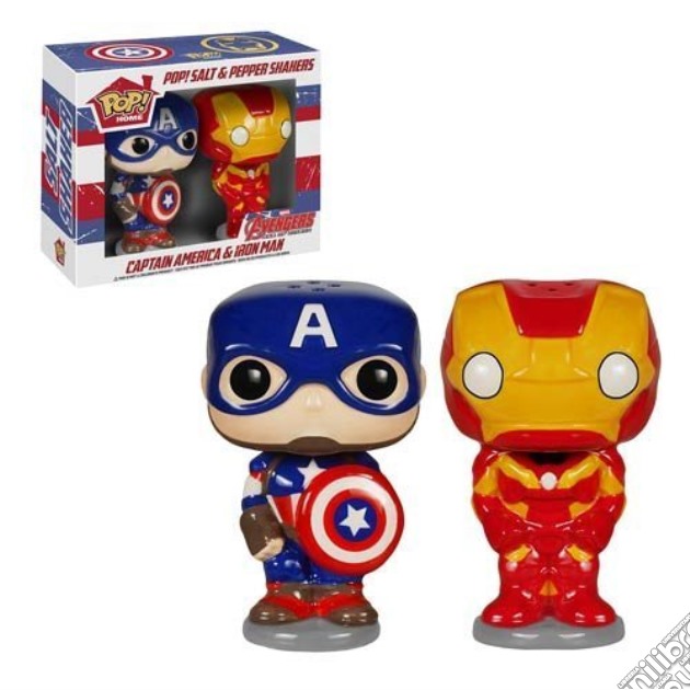 Funko Pop! Home: - Captain America & Iron Man: Salt N' Pepper Shakers gioco