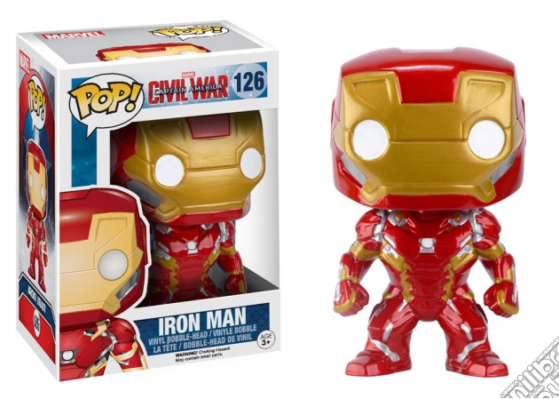 Marvel: Funko Pop! - Captain America: Civil War - Iron Man (Vinyl Figure 126) gioco