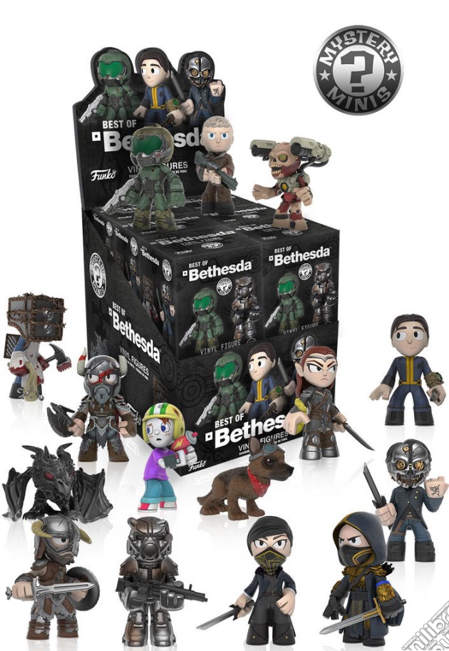 Funko Mystery Minis: - Bethesda All Stars (12 Pc Blind Boxes Qty 1) gioco