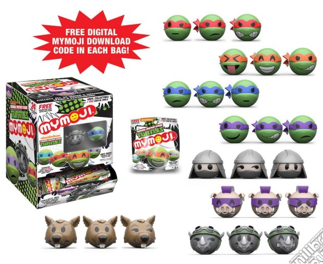 Funko Mymoji: - Teenage Mutant Ninja Turtles Blind Box (vfig) gioco