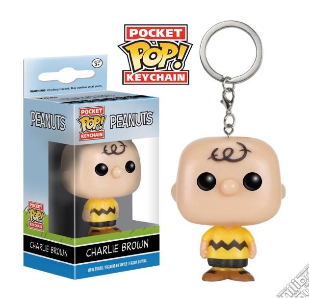 Funko - Pocket Pop! Keychain - Peanuts - Charlie Brown (Portachiavi) gioco