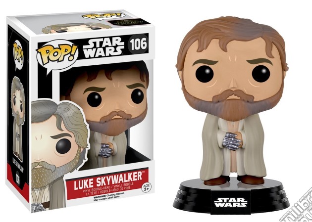 Funko Pop! Star Wars: Ep7 - Luke Skywalker (bearde - Funko Pop! Star Wars: Ep7 - Luke Skywalker (bearde gioco