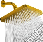 Sparkpod Fixed Shower Head High Pressure 20Cm Square Gold giochi