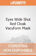 Eyes Wide Shut Red Cloak Vacuform Mask gioco di Trick Or Treat