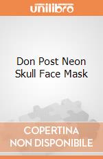 Don Post Neon Skull Face Mask gioco di Trick Or Treat