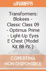 Transformers: Blokees - Classic Class 09 - Optimus Prime - Light-Up Eyes E Chest (Model Kit 88 Pz.) giochi