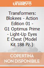Transformers: Blokees - Action Edition 01 - G1 Optimus Prime - Light-Up Eyes E Chest (Model Kit 188 Pz.) giochi