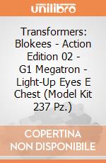 Transformers: Blokees - Action Edition 02 - G1 Megatron - Light-Up Eyes E Chest (Model Kit 237 Pz.) giochi