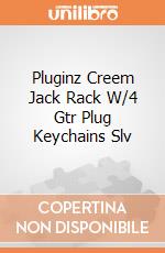 Pluginz Creem Jack Rack W/4 Gtr Plug Keychains Slv giochi