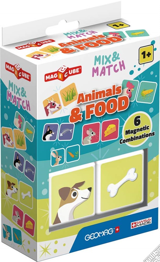 Geomag: Magicube - Mix & Match Animals & Food gioco